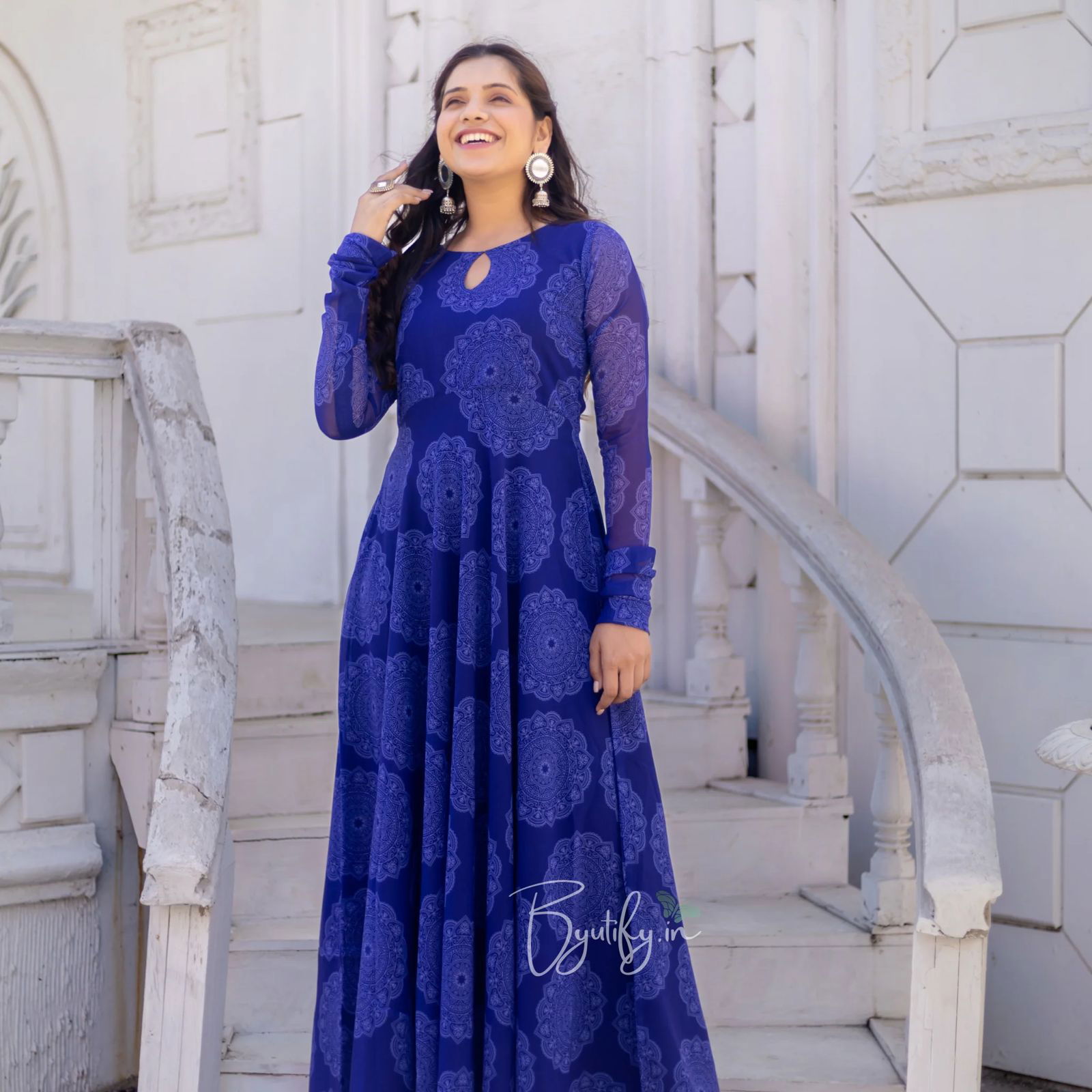 FG Beautiful Georgette Printed Anarkali Kurtis Catalog